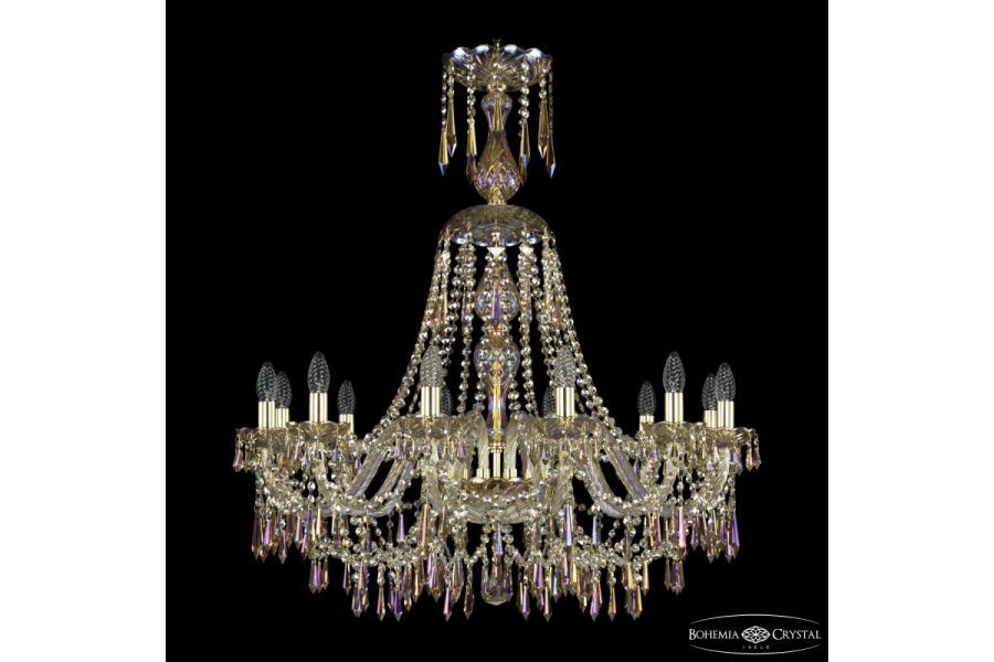 Подвесная люстра Bohemia Ivele Crystal 1403/12/300/XL-95 G M801