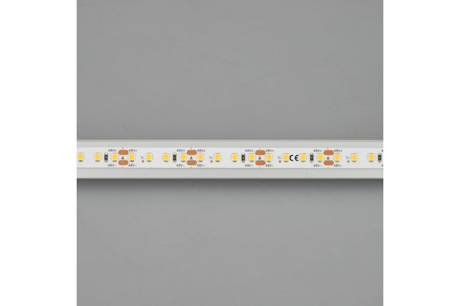 Светодиодная лента Arlight RT-A120-10mm 48V Warm3000 (9.6 W/m, IP20, 2835, 30m) 032189