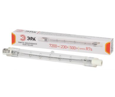 Лампа галогенная Эра R7S 500W 3000K J118-500W-R7s-230V Б0048495