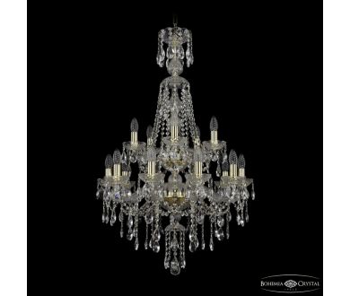 Подвесная люстра Bohemia Ivele Crystal 1415/10+5/220/XL-104/2d G