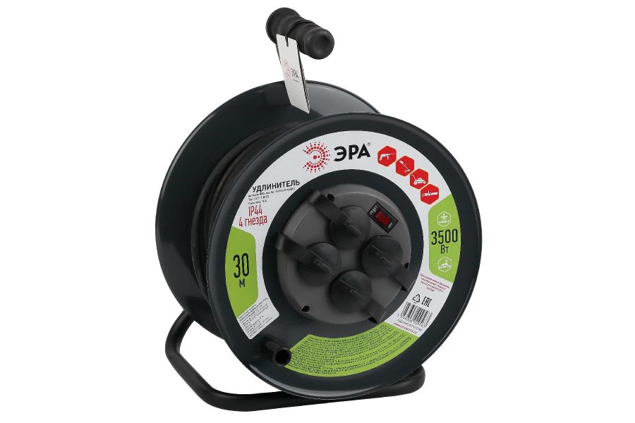 Удлинитель силовой Эра RMx-4es-3x1.5-30m-IP44(KG) Б0046844