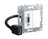 Розетка компьютерная HDMI с переходником Schneider Electric Unica MGU5.430.18ZD