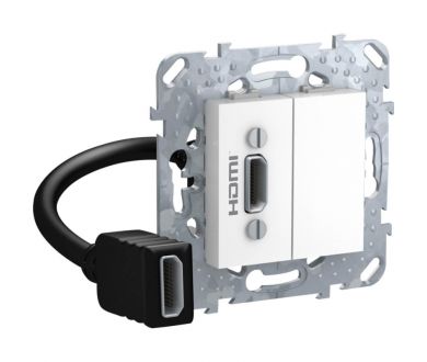 Розетка компьютерная HDMI с переходником Schneider Electric Unica MGU5.430.18ZD