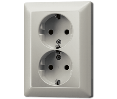 Розетка штепсельная Schuko Jung ES5020KI-L