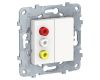Розетка 3xRCA Schneider Electric Unica New NU543118