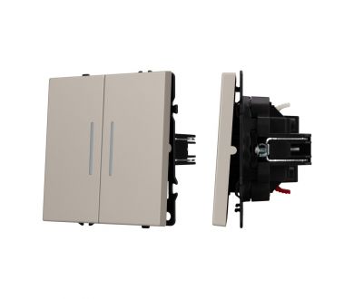 Купить Механизм выключателя двухклавишный проходной Arlight LED SWT-NOBE-MKP2-SFPL-L-CA (230V, 10A) 059421 Механизм выключателя двухклавишный проходной Arlight LED SWT-NOBE-MKP2-SFPL-L-CA (230V, 10A) 059421