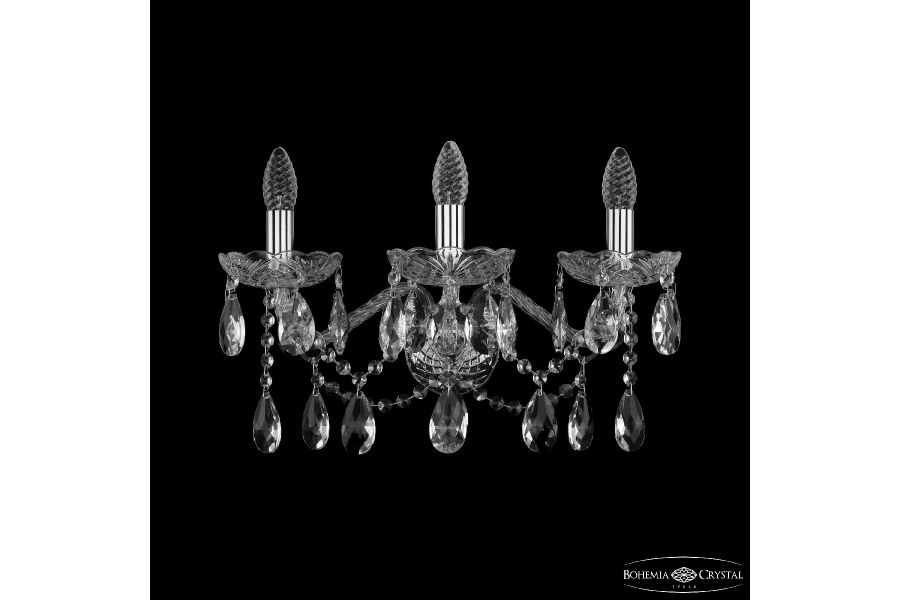 Бра Bohemia Ivele Crystal 1413B/3/200/XL Ni