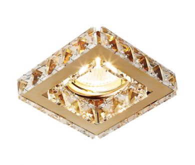 Встраиваемый светильник Ambrella Light Crystal K110 CL/G