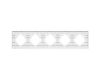 Рамка на 5 постов пластиковая Arlight FRM-PERIO-PL-5-BK 049763