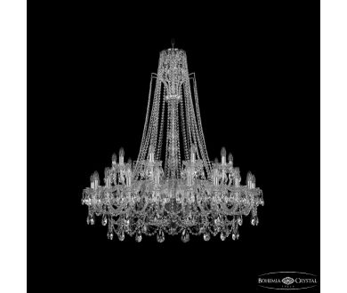Подвесная люстра Bohemia Ivele Crystal 1411/20+10/400/XL-130 Ni
