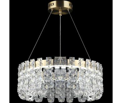 Подвесная люстра Reluce 02601-0.4-104W LED COP+CH