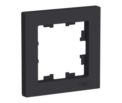 Рамка 1-ая Systeme Electric AtlasDesign Карбон ATN001001