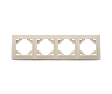 Рамка 4-местная горизонтальная Stekker PFR00-9004-02 39243