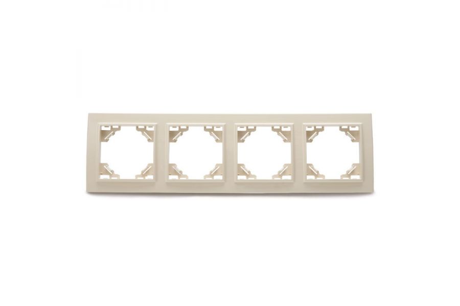 Рамка 4-местная горизонтальная Stekker PFR00-9004-02 39243