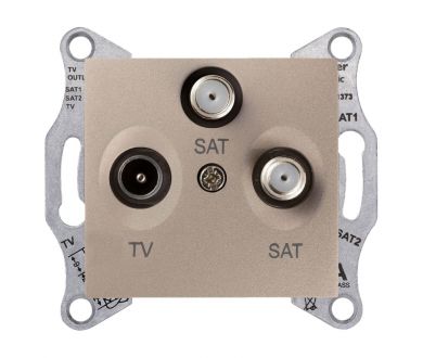 Розетка TV/SAT/SAT Schneider Electric Sedna SDN3502168