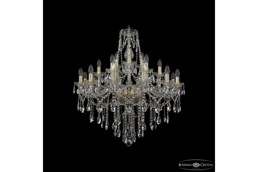 Подвесная люстра Bohemia Ivele Crystal 1415/12+6+3/300 G