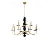 Подвесная люстра Newport Vanessa 3878+4/С brass М0070883