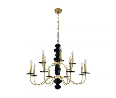 Подвесная люстра Newport Vanessa 3878+4/С brass М0070883