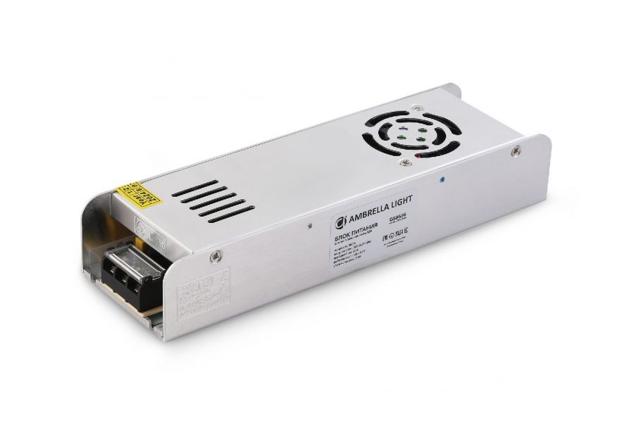 Блок питания с EMC для светодиодной ленты Ambrella Light Illumination 360Вт DC12В 30A IP20 GS8656