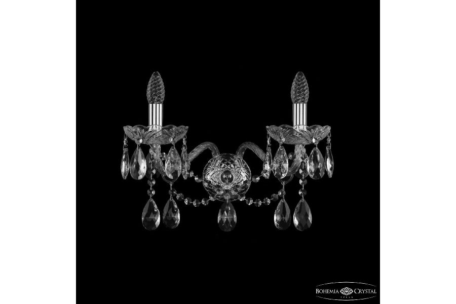 Бра Bohemia Ivele Crystal 1413B/2/200/XL Ni