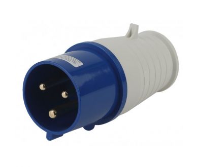 Вилка ЭРА V-32-2P-PE-IP44 переносная 023 2Р+РЕ 32А 220В IP44 Б0032852