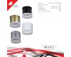 Накладной светильник (GX53, GU10, MR16, LED) Reluce 53061-9.5-001LD GX53 GD