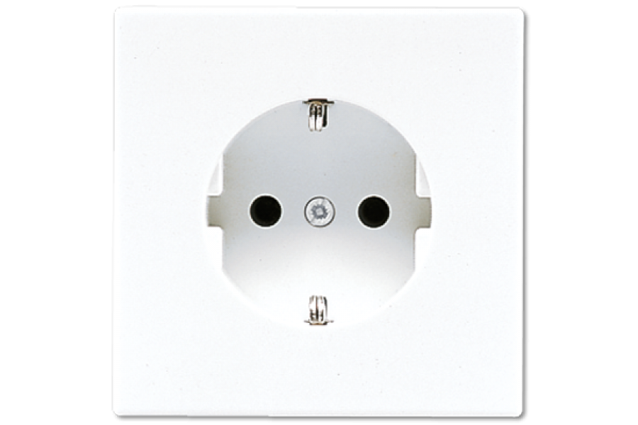 Розетка Schuko Jung LS1520NAKLPLWW