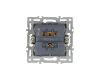 Механизм выключателя двухклавишный непроходной Arlight SWT-MK02-PL-WH (250V, 16A) 043724