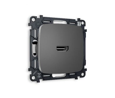Комплект механизма розетки HDMI 2.0 40V/500mA 2.0GHz 5-18Gbit/s Ambrella Volt Omega MO664010