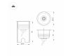 Грутовый светильник Arlight KT-AQUA-R45-3W Warm3000 047698
