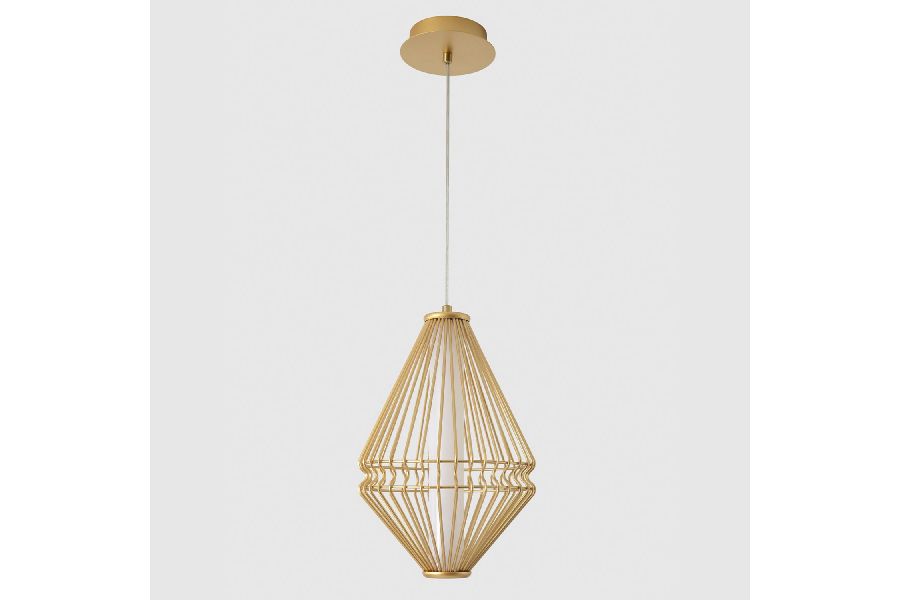 Подвесной светильник Crystal Lux CUADRA SP18W LED GOLD