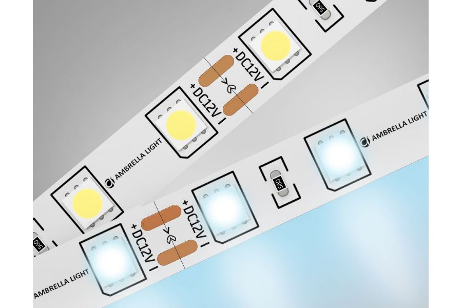 Светодиодная лента Ambrella Light LED Strip 12В 5050 14,4Вт/м 6500K 5м IP20 GS2003