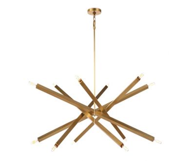 Подвесная люстра Milosh Tendence Madison 0793CL-12GD