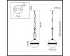 Подвесной светильник Odeon Light Pendant Krema 5441/1C