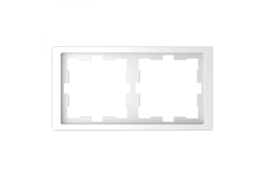 Рамка 2-постовая Schneider Electric Merten D-Life MTN4020-6535