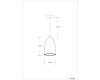 Подвесной светильник Arte Lamp Cento A7081SP-1BJ