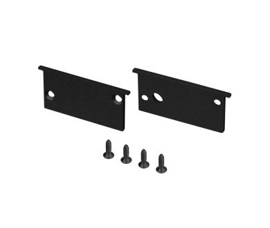 Комплект заглушек Arlight SL-BEVEL-W32-F BLACK (Алюминий) 063943