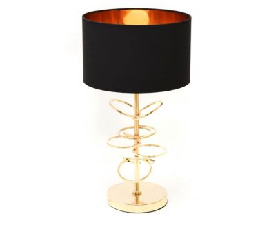 Настольная лампа Lumina Deco Milari LDT 5530 F.GD+BK