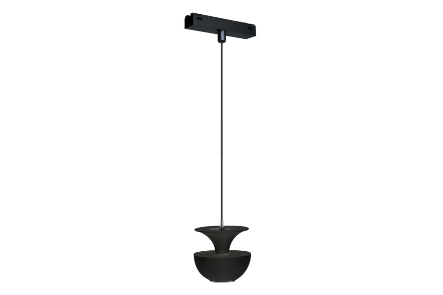 Трековый магнитный светильник iLedex Vision 4825-044-D80-6W-38DG-3000K-BK