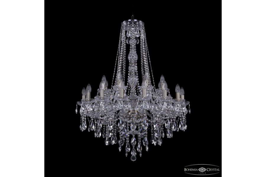 Подвесная люстра Bohemia Ivele Crystal 1415/16+8/300/h-106 Pa