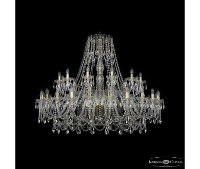 Подвесная люстра Bohemia Ivele Crystal 1411/24+12/530 G