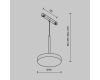 Трековый магнитный светильник Maytoni Plato TR123-2-15W4K-B