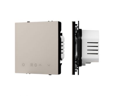 Терморегулятор эл тёплый пол кашемир Arlight SWT-MTE-PL-CA (95-240V, 16A, датч пола + возд) 061903(1)