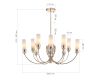 Люстра на штанге ST Luce Элегра SL1402.253.10
