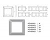 Рамка четырехместная Ambrella Volt Line AF110504