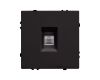 Розетка компьютерная софт-тач черный оникс Arlight SCT-MPC1-SFPL-BK (RJ-45, CAT6) 054305(1)