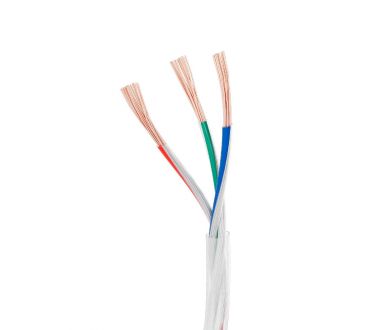 Провод питания Arlight ARL-20AWG-CLEAR-3Wire-CU-Double (3x0.75mm, 2.5m) 047557