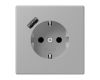 Розетка 2K+З USB Typ A Jung LC1520-18A204