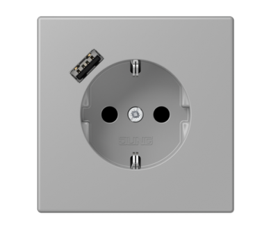 Розетка 2K+З USB Typ A Jung LC1520-18A204