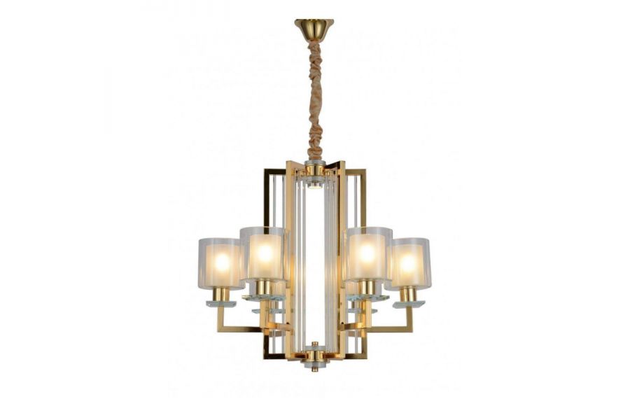 Подвесная люстра Lumina Deco Manhattan LDP 8012-6 F.GD